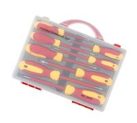 Gatuida Tournevis Isolé Crv Acier Chrome-vanadium Kit Complet pour Électricien Outil de Réparation Léger et Assortiment