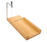 Gatuida Trancheuse à Fromage Bois avec Fil Métallique Coupe-beurre Manuel Ergonomique Outil de Cuisine Pratique pour Découpe Précise de Fromage Jambon et Fruits