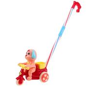 Gatuida Trotteur d'apprentissage pour Bébé Chien 3 Roues Rose, Taille Ajustable, Jouet à Pousser Tirer Éducatif pour Tout-Petits, Développement Équilibre Et Coordination, Premiers Pas