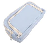 Gatuida Trousse à Crayons Multi-Compartiments pour Filles, Grosse Capacité | Portable et Simple à Utiliser, Trois Sections Séparées, Polyester, pour École et Maison, Artistes