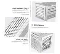 Gatuida Tube en Maille INOX pour Fumeur à Granulés 30 Cm Accessoire Barbecue Fumage Chaud Et Froid Tube Carré 12 Pouces Compatible Gril Granules Cerisier, Mesquite Et Chêne