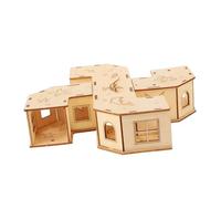 Gatuida Tunnel pour Hamster Labyrinthe Pratique pour Petits Animaux Maison Habitat Tube Activité et Sain