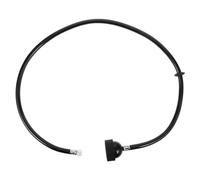 Gatuida Tuyau de Bain Économiseur d'Eau 1,5M Accessoire pour Salon de Coiffure Flexible Noir Pratique Compatible Lavabo à Shampoing