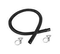 Gatuida Tuyau Ondulé pour Aquarium Diamètre Intérieur 20 Mm, Longueur 100 Cm avec 2 Colliers de Serrage, Flexible pour Changement d'eau et Trop-Plein, Accessoire Pompe Aquarium, Entretien