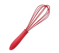 Gatuida Œufs Silicone Batteur Main Antidérapant pour Mélanger Fouetter et Émulsionner Crème Ustensile Cuisine et Facile à Nettoyer Rouge