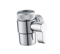 Gatuida Valve Inverseur Cuivre Pouce Robinet Entrée Sorties avec Commande Unique Connecteur de Mural et pour Remplacement Facile