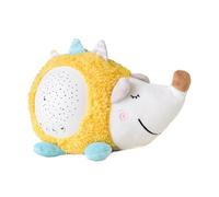 Gatuida Veilleuse Musicale Bébé en Peluche Hérisson 23,5x14,5 Cm sans Piles, Lampe de Nuit Musicale Projection Étoilée Multicolore, Apaisant pour Chambre D’garçon et Filles