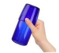 Gatuida Verre et Bouilloire Verre Borosilicate Bleu Résistance Haute Température Capacité Kit Boisson Maison Bureau Hôtel Tasse Bouteille Transparente