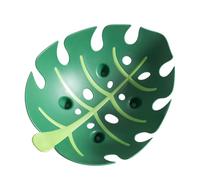 Gatuida Vert Forme Feuille de Palmier, Accessoire Fête Original pour Restaurant ou Anniversaire, Pratique et Léger pour Fruits et Snacks Réutilisable