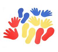 Gatuxe Tapis de Jeu Mains et Pieds, Jouet d'intégration de Jeu de Mains et de Pieds Musculaires légers pour l'intérieur pour l'extérieur pour 1 an et Plus