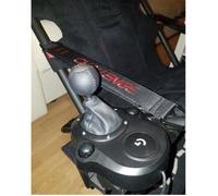 Gauche Changement de vitesse support de montage RHD TH8A compatible pour Playseat Challenge Chair G25 G27 G29 G920 .