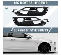 Gauche Droite Brouillard Lumiššre Grille Couvercle Garniture 51117300739 pour BMW 1 Paire