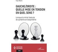 Gauche/droite : quelle mise en tension en quel sens ? Lorsque le miroir bascule de symétrie en biasymétrie - Yvan Morin - L'harmattan - broché - Essai