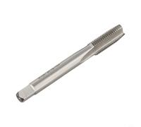 Gauche pour taraud métrique HSS M10 x 1,25 mm, longueur 80 mm, outil de coupe de filetage en acier rapide pour le travail des métaux, compatible avec une utilisation manuelle et machine