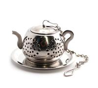 Gaucho Cebar Infuseur à thé en vrac ● Infuseur à thé en acier inoxydable 304 ● Passoire à thé réutilisable ● Passoire à thé pour la plupart des tasses ● Tamis à thé et herbes