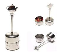 Gaucho Cebar Infuseur à thé en vrac ● Infuseur à thé en acier inoxydable 304 ● Passoire à thé réutilisable ● Passoire à thé pour la plupart des tasses ● Filtre à thé et à herbes en forme de théière