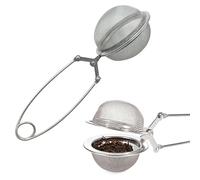 Gaucho Cebar Infuseur à thé en vrac ● Infuseur à thé en acier inoxydable 304 ● Passoire à thé réutilisable ● Passoire à thé pour la plupart des tasses ● Tamis à thé et herbes