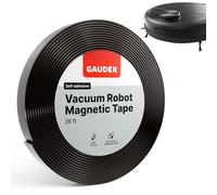 GAUDER Bande magnétique Robot aspirateur - Bande de délimitation pour aspirateur Robot - Mur virtuel Compatible Neato, Xiaomi, Miele, Vorwerk & Tesvor (8 m x 25 mm)
