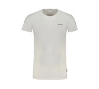 Gaudi, Homme, Tops, Blanc, Taille: XL Imprimé Logo T-shirt Manches Courtes