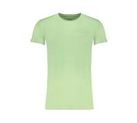 Gaudi, Homme, Tops, Vert, Taille: S T-shirt en coton vert avec logo imprimé