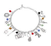 GAUEIOUR Bracelet à breloques inspiré du thème de l'horreur Eleven Ives Mike - Bracelet à pendentif réglable sur le thème de l'horreur - Chaîne de main réglable - Accessoire de fête costumée