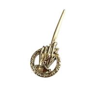 GAUEIOUR Broche Main du Roi en Métal - Accessoire de Justice en Alliage Sceptre du Roi - Bronze Antique pour Accessoires de Film et Télévision, taille unique, Métal, Pas de gemme