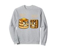 Gaufres amusantes crêpes garçon homme fils mari he love me more Sweatshirt