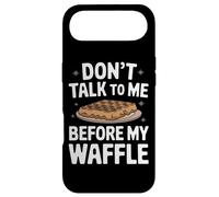 Gaufres Don't Talk to Me Before My Waffle Coque pour iPhone Air