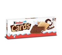 Gaufrettes fourrées au lait et au cacao Kinder Cards - 128g