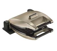 Lagrange Gaufrier 019424 – 1200 W, plaques en fonte antiadhésives – Taupe