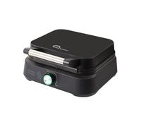 LITTLE BALANCE 8652 Speed 1500 Vintage, Gaufrier électrique, Véritables gaufres belges rectangulaires, moelleuses et croustillantes, 1500 W, Design Vintage, Noir