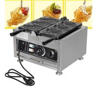 Gaufrier, 1550w Électrique Taiyaki Maker, 50-300℃ Contrôle De La Température, Confiture Commerciale Ou Glace Gaufrier, Revêtement Antiadhésif, Acier Inoxydable Taiyaki Maker, Commercial Ready