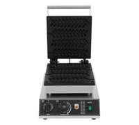 Gaufrier 1700 W - Poêle antiadhésive - Poignée de blé - Acier inoxydable - Gaufrier commercial 50-300 °C - Pour usage commercial et domestique