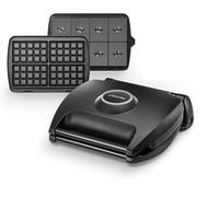 Gaufrier 4 Gaufres - 2 jeux de plaques Gaufres de Bruxelles + Gaufrettes