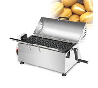 Gaufrier à Bulles Professionnel à Gaz Propane LPG, Machine à Gaufres aux Œufs 45 Trous, Acier Inoxydable de Qualité Industrielle 20kg, Idéal pour Food Truck et Fête Foraine