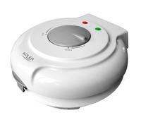 Adler Gaufrier AD 3038 - Plastique, 1500W, température réglable en continu - Blanc