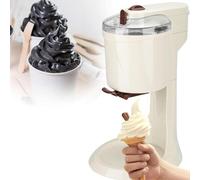 Gaufrier à Cornet de Glace Commercial Machine à cornets de glace électrique pour glaces, sorbets, yaourts et smoothies faits maison, facile à nettoyer, idéale pour vos créations culinaires m