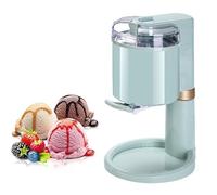 Gaufrier à Cornet de Glace Commercial Machine à crème glacée molle électrique - Machine à fruits automatique DIY 1 L pour la maison et le café, compacte et facile à utiliser