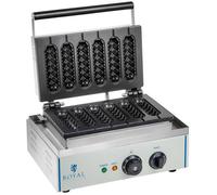 Royal Catering Gaufrier à épi - 1 x 1.500 watts RCWM-1500-S