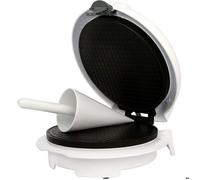 Gaufrier - Adler - AD 3038 - Blanc - Préparation de gaufrettes et cônes - Petit électroménager