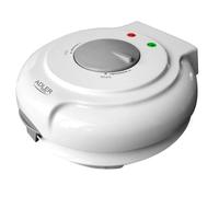 Gaufrier - AD3038 Grandes plaques chauffantes diamètre 18 cm - Revêtement antiadhésif - Puissance max.1500W