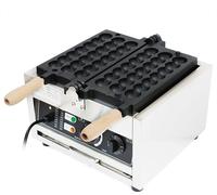 Gaufrier Anti-adhérent Machine à gaufrettes Contrôle de température réglable avec minuterie Bubble Maker