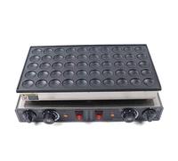 Gaufrier anti-adhésif - 1700 W - Machine à crêpes électrique pour un brunch parfait - Mini machine à crêpes hollandaise à 50 trous