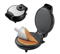 Gaufrier antiadhésif 1200 W, appareil électrique for faire des cornets de glace, des crêpes, des rouleaux de gaufres et des rouleaux de glace.