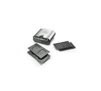 SENYA Appareil à gaufres et croque-monsieur, Gaufrier 3 en 1, Gaufres, Gaufrettes & Croques, 3 Plaques Interchangeables Antiadhésives, Rangement Vertical, Facile à Nettoyer (M)