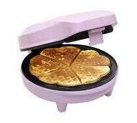 Gaufrier - BESTRON - ASW217 - 700W - Plaques antiadhésives - Gaufres en forme de coeur