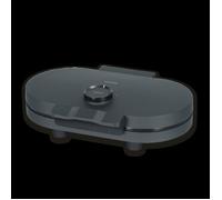 Severin WA 2118 Gaufrier voyant lumineux, rabattable noir