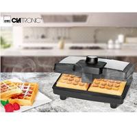 Gaufrier - Clatronic - WA 3606 - 800W - Revêtement antiadhésif - 2 gaufres
