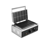 Gaufrier Commercial Appareil à 10 Gaufres Rectangulaires 1550W Boulangerie