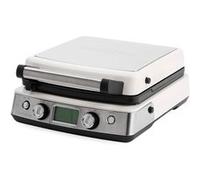 GreenPan Gaufrier Belge Elite – 4 carrés, plaques céramiques, réglages couleur/croustillant, Crème